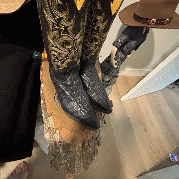 Nile Crocodile Cowboy Boots - Picture 4 of 5